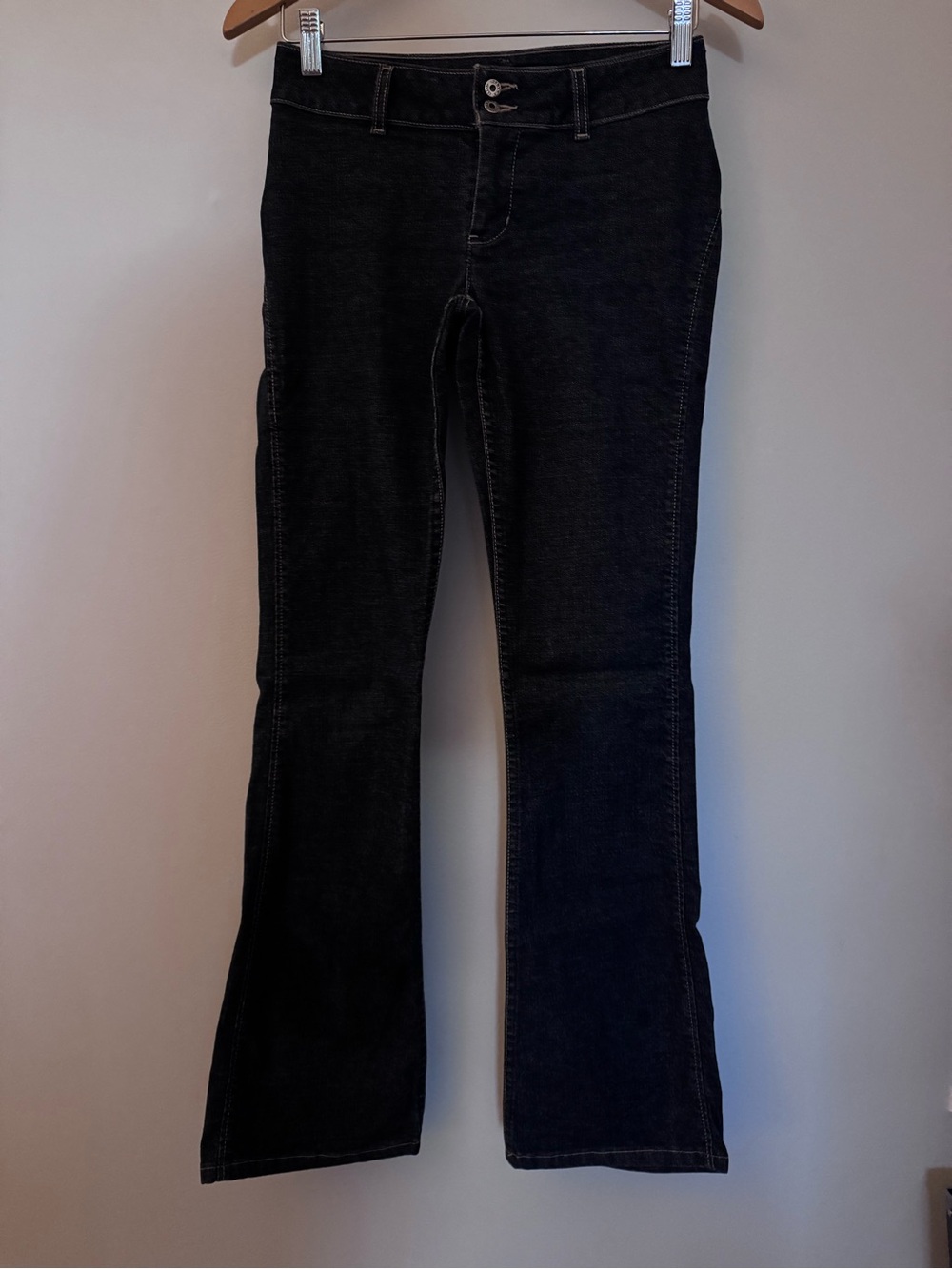 Women’s Silver Dark Blue wash Flared Jeans - 90’s/Y2K vintage jeans